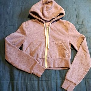 2/$20 Cropped American Apparel Hoodie